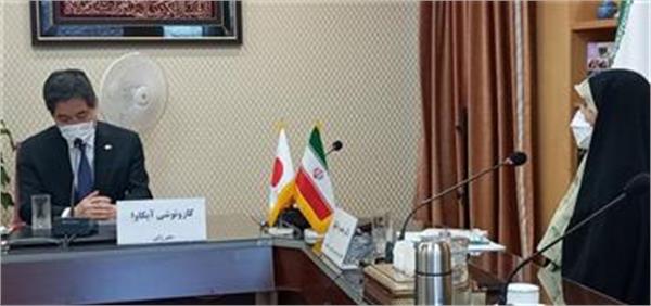 دولت روحانی همواره پیگیر مسائل مرتبط با حوزه زنان بوده/ دیدار معاون رییس جمهور با سفیر ژاپن