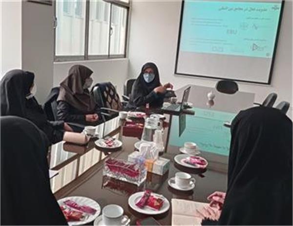 نشست مشترک مدیر کل بین الملل معاونت امور زنان و خانواده ریاست جمهوری و سازمان صدا و سیما
