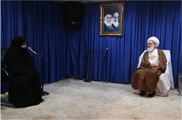 دیدار معاون رییس جمهور با حضرت آیت الله نوری همدانی
