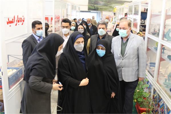 نماینده تام‌الاختیار رییس‌جمهور از بازارچه اشتغال زنان سرپرست خانوار مازندران بازدید کرد