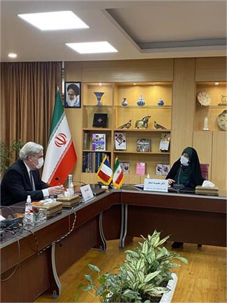 "دیدار معصومه ابتکار با سفیر فرانسه در ایران"