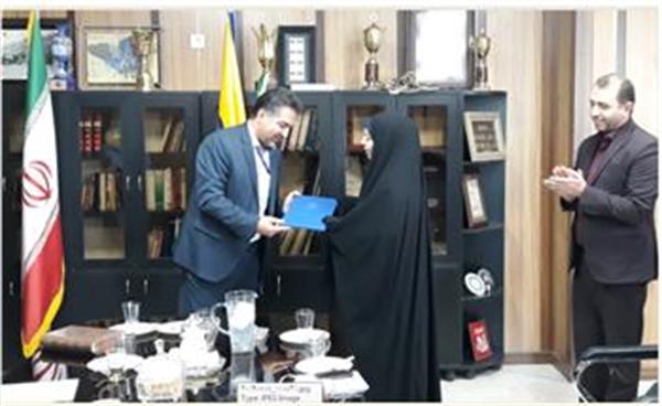 معاون مالی و پشتیبانی منطقه پستی شمال شرق پست معرفی شد
